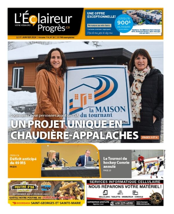 Un bel article concernant notre organisme